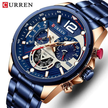 CURREN  Luxury Chronograph Watch