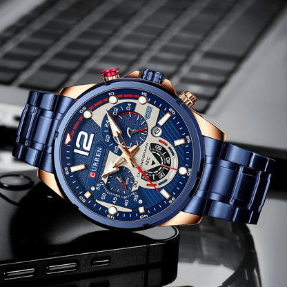 CURREN  Luxury Chronograph Watch