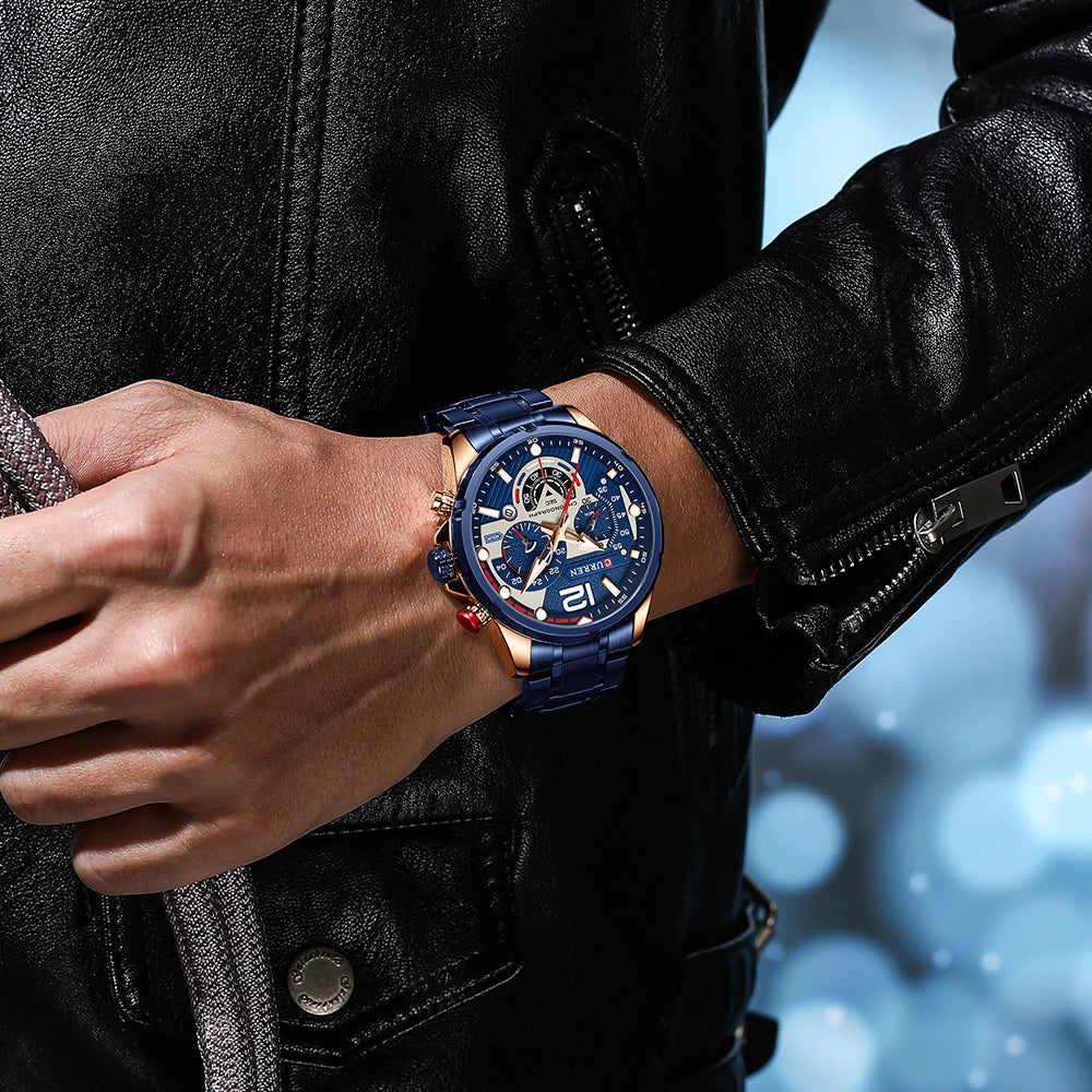 CURREN  Luxury Chronograph Watch