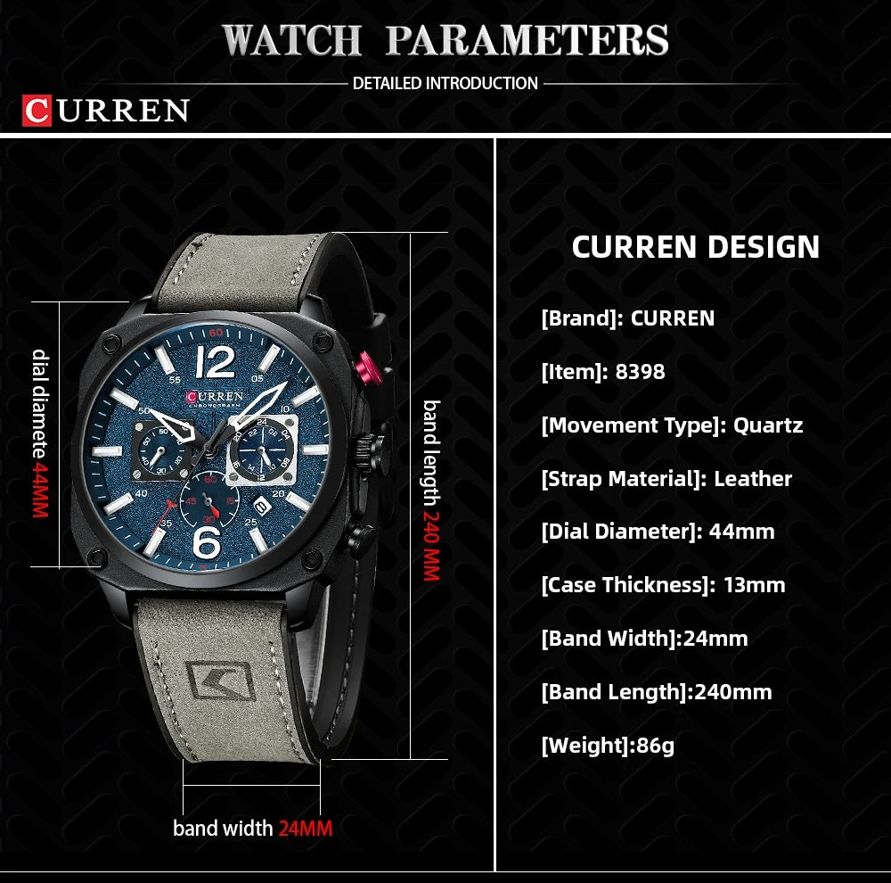 CURREN Men's Fashion Watch